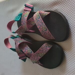 Chaco Women's Mega z/ Cloud Sandal in spray teal